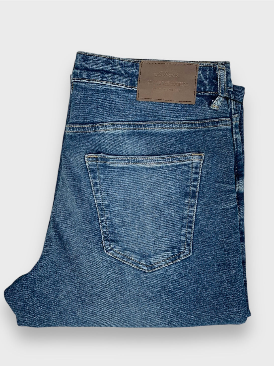 Premium Quality (Mid-Blue) Jeans Relax