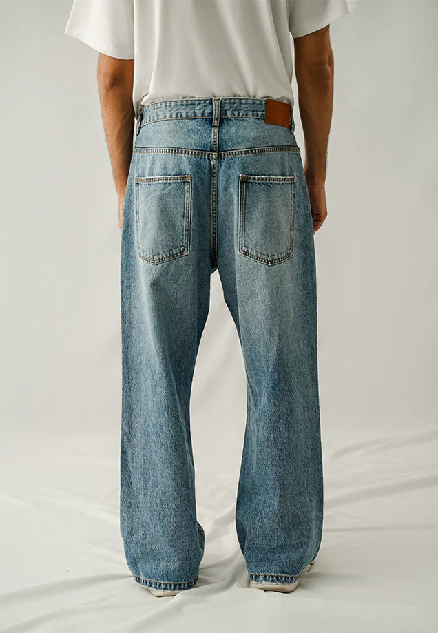 Basic Baggy - Mid Blue Wash