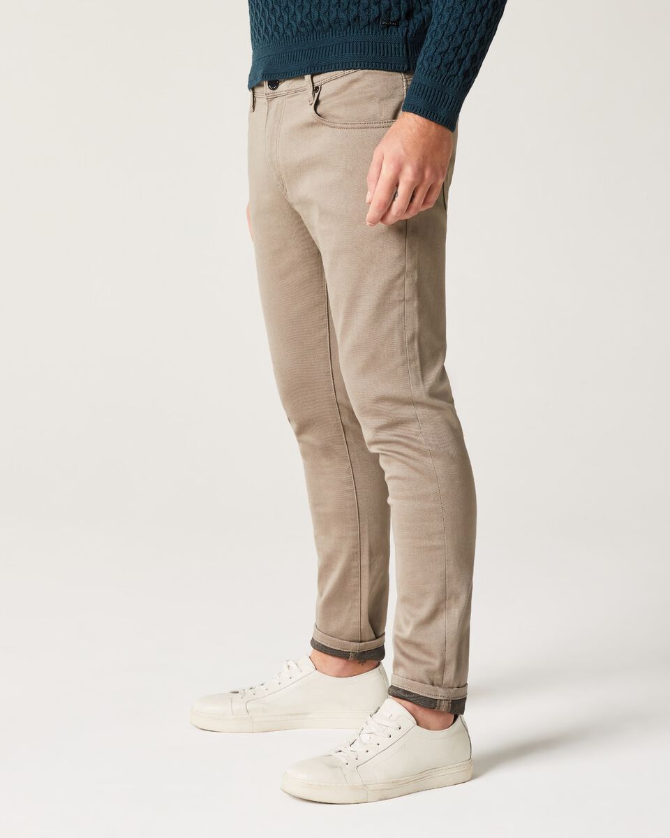 Premium Quality (Skin brown) jeans stretched & comfort-fit.