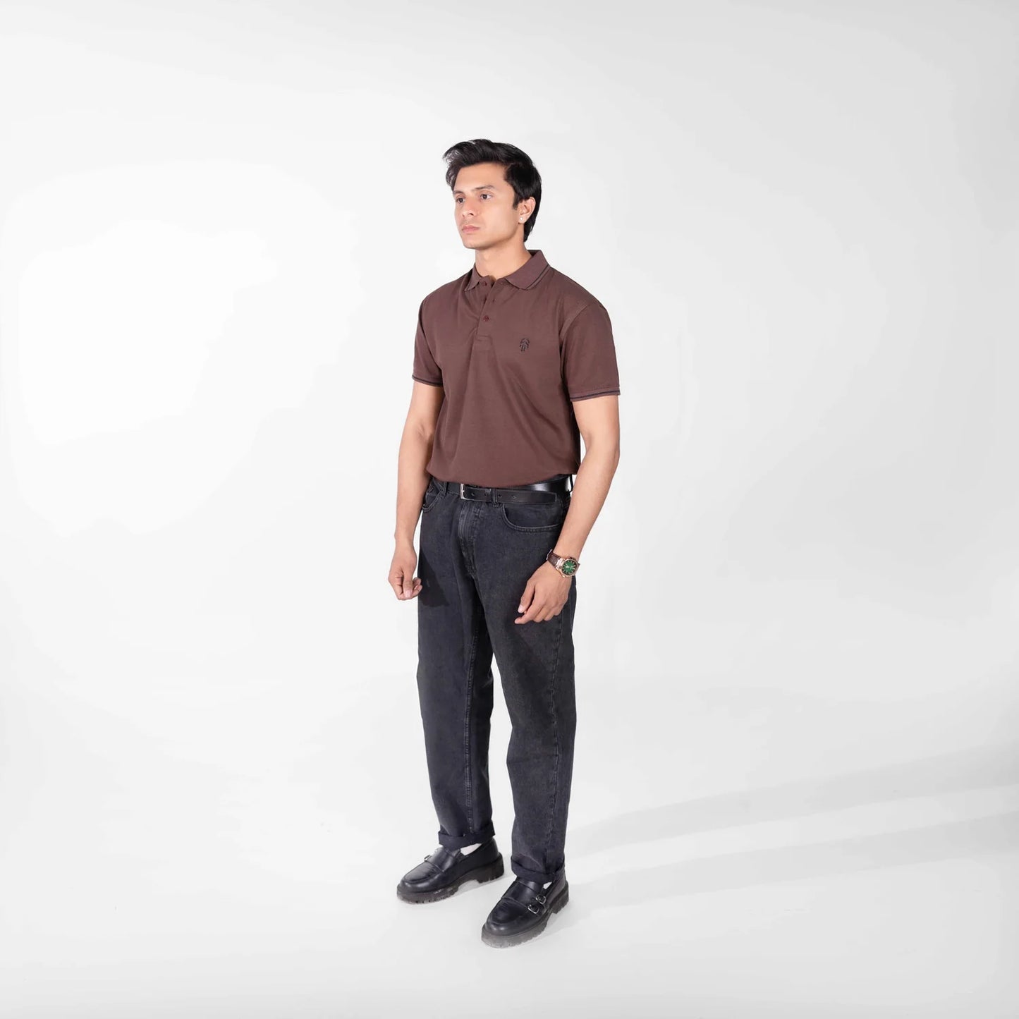 Polo Shirt - Choco Brown