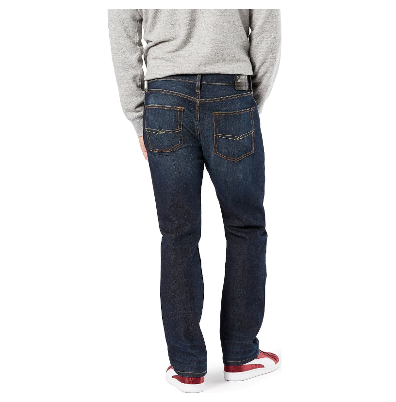 Levi Strauss Signature (Medium Blue) stretched straight & comfort-fit.