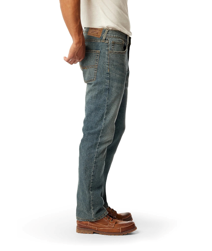 Levi Strauss Signature (Diesel Green) stretched straight & comfort-fit.