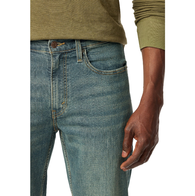 Levi Strauss Signature (Light Green) stretched straight & comfort-fit.