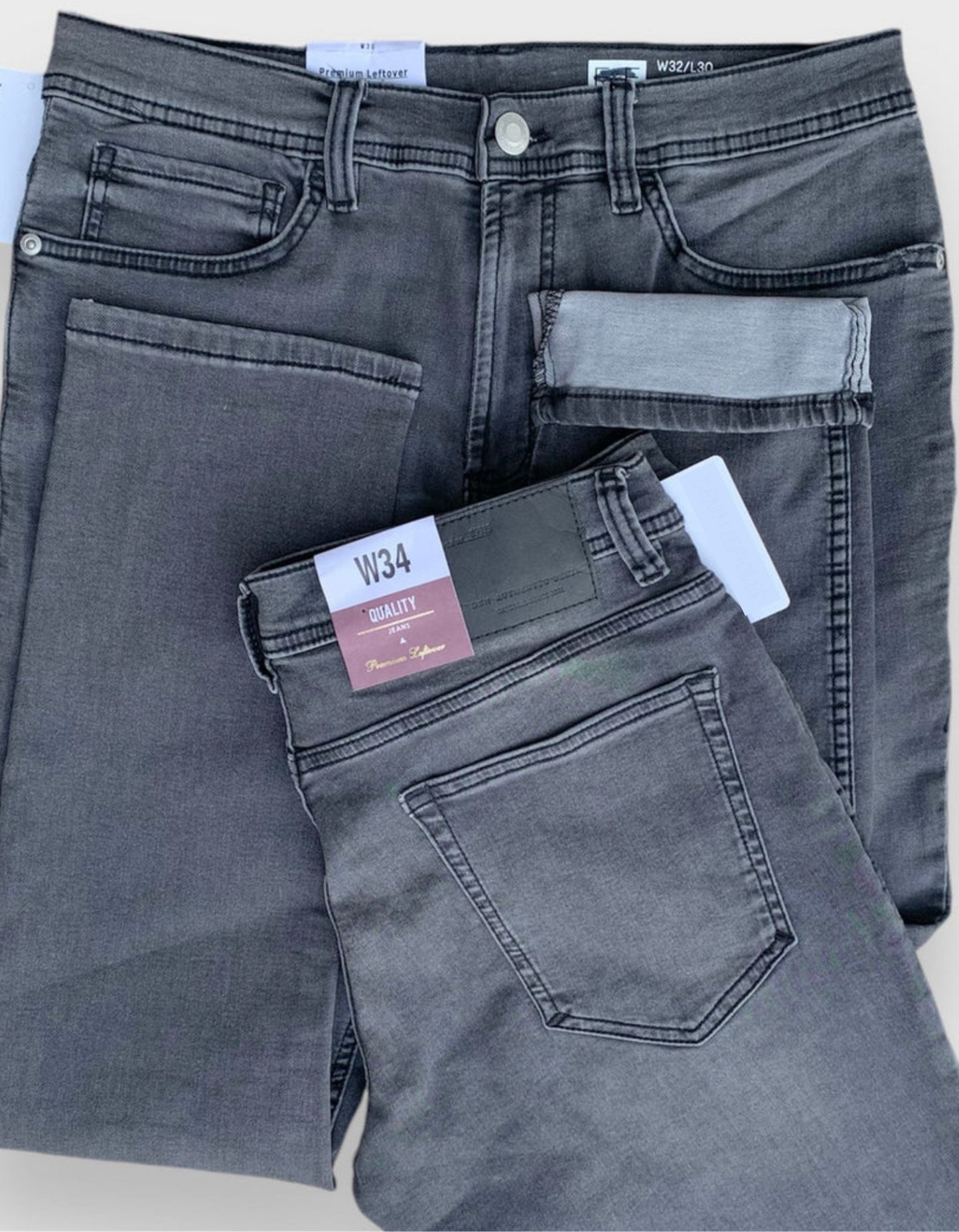 Premium Quality (Dark Grey) straight & comfort-fit.