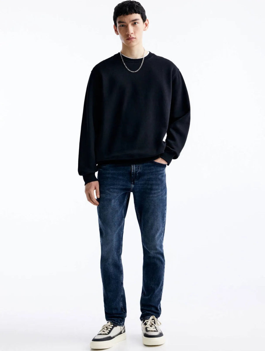 Premium Quality (Dark Blue) Jeans straight & comfort-fit