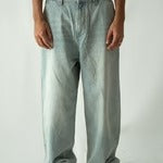 Loose Fit Baggy Jeans - Light Blue